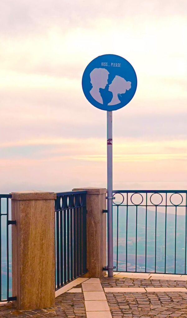 Panorama dal Segnale del Bacio a Trentinara, Cilento